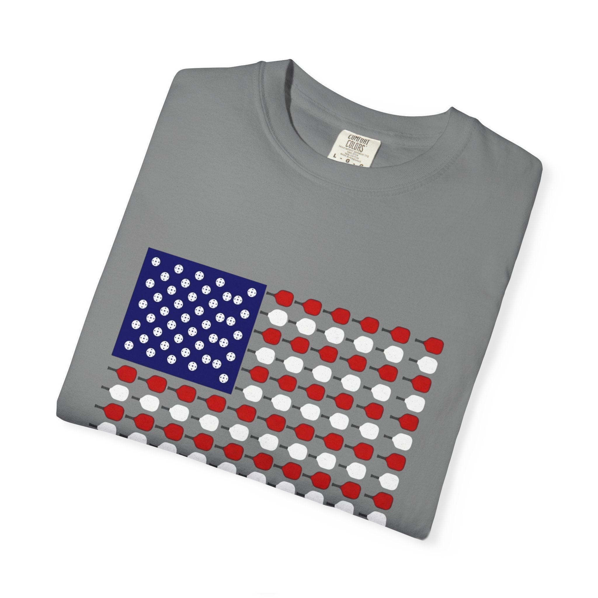 Patriotic Pickleball Flag T-Shirt