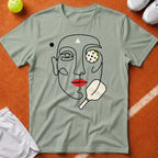 Abstract Pickleball Portrait T-Shirt - Bay [20260819222946]