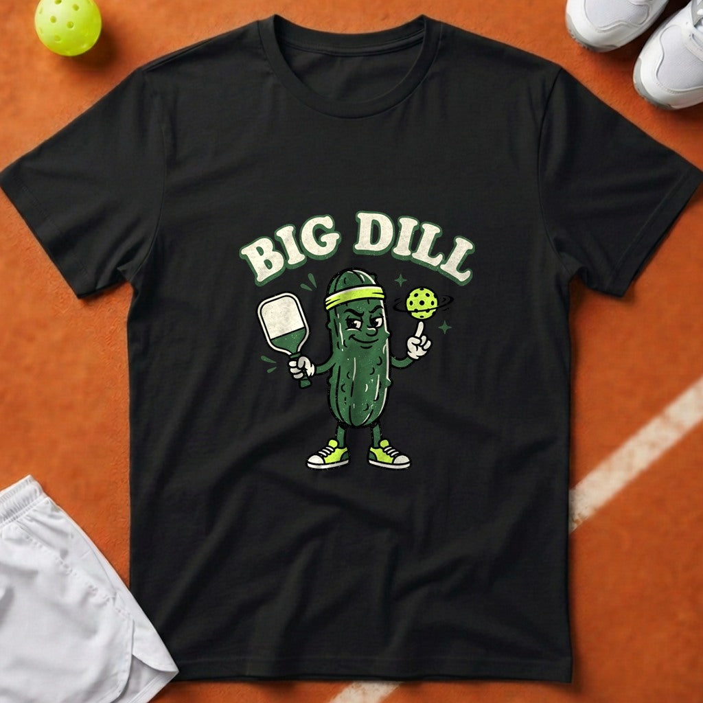 Big Dill Pickleball T-Shirt - Black [20260819223000]