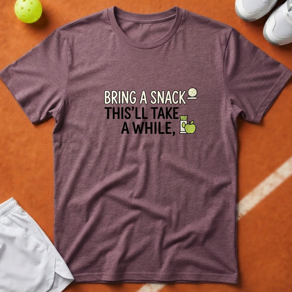 Bring A Snack Pickleball T-Shirt - Berry [20260819223017]
