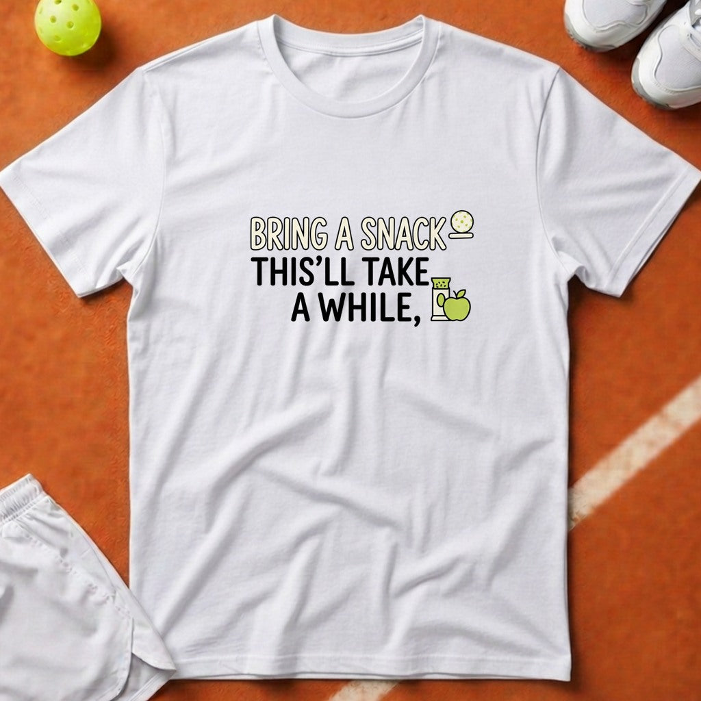 Bring A Snack Pickleball T-Shirt - White [20260819223017]