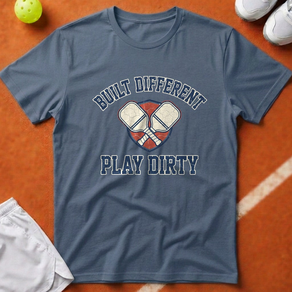 Built Different Play Dirty T-Shirt - Blue Jean [20260819223032]