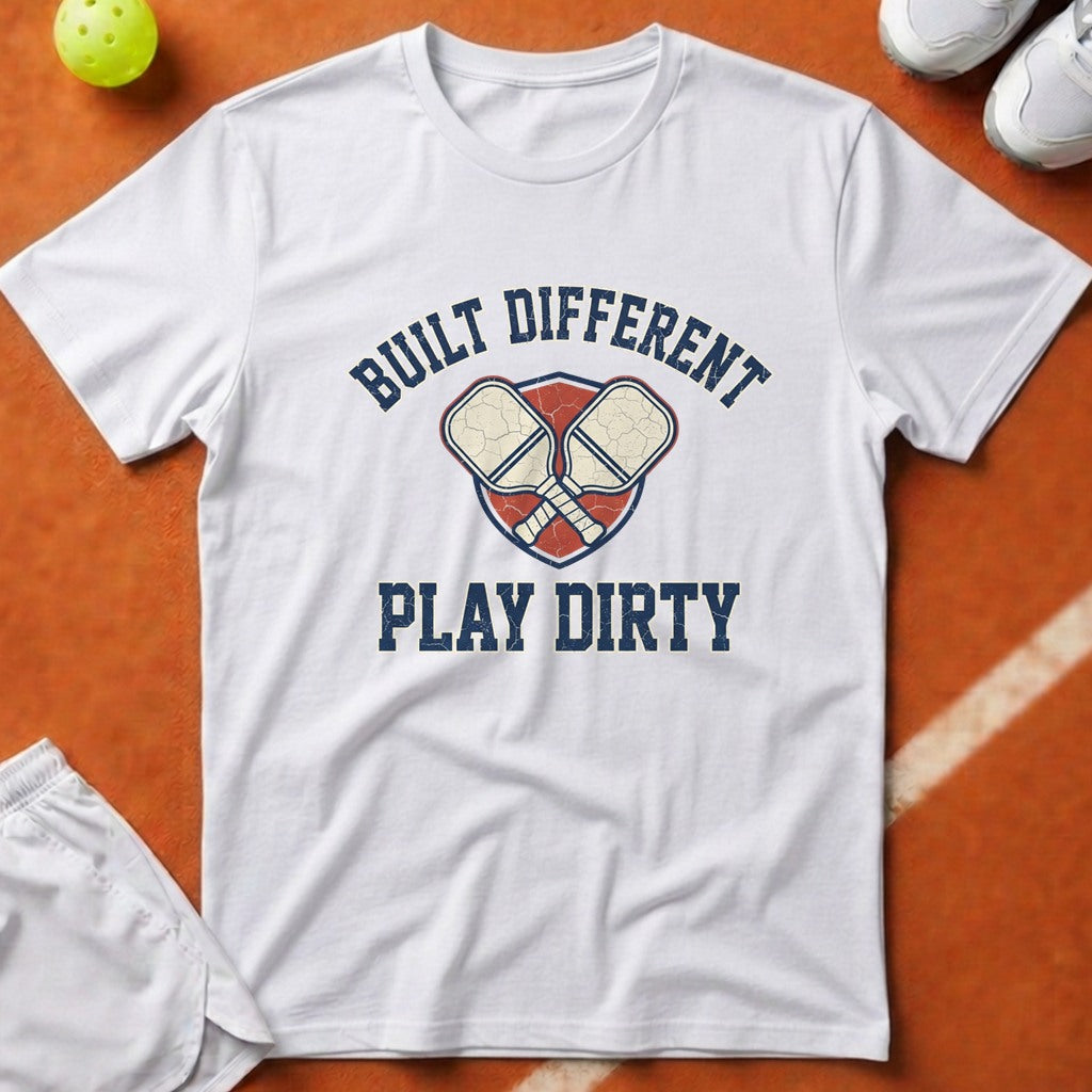 Built Different Play Dirty T-Shirt - White [20260819223032]
