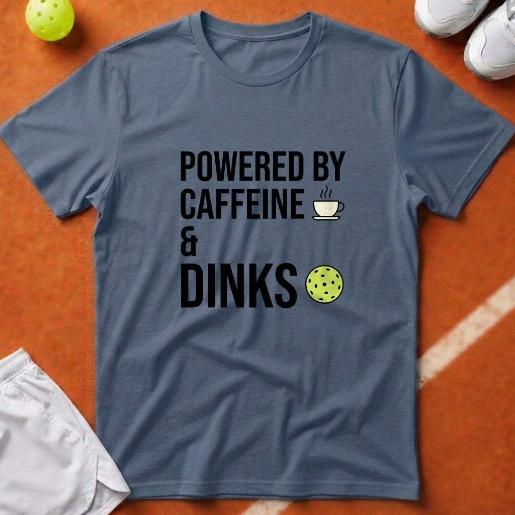 Caffeine And Dinks T-Shirt - Blue Jean [20260819223046]