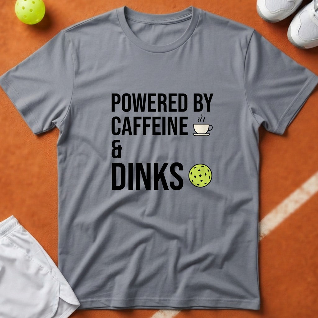 Caffeine And Dinks T-Shirt - Grey [20260819223046]