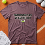 Communication Is Key Pickleball T-Shirt - Berry [20260819223103]