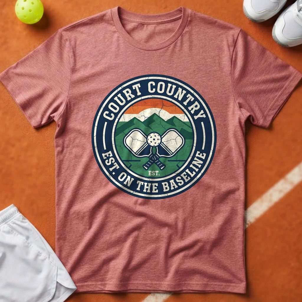 Court Country Pickleball T-Shirt - Watermelon [20260819223121]