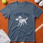 Court Dog Pickleball T-Shirt - Blue Jean [20260819223136]