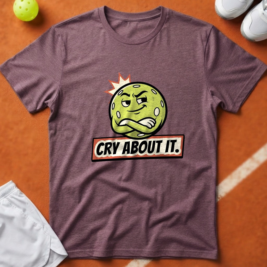 Cry About It Pickleball T-Shirt - Berry [20260819223154]