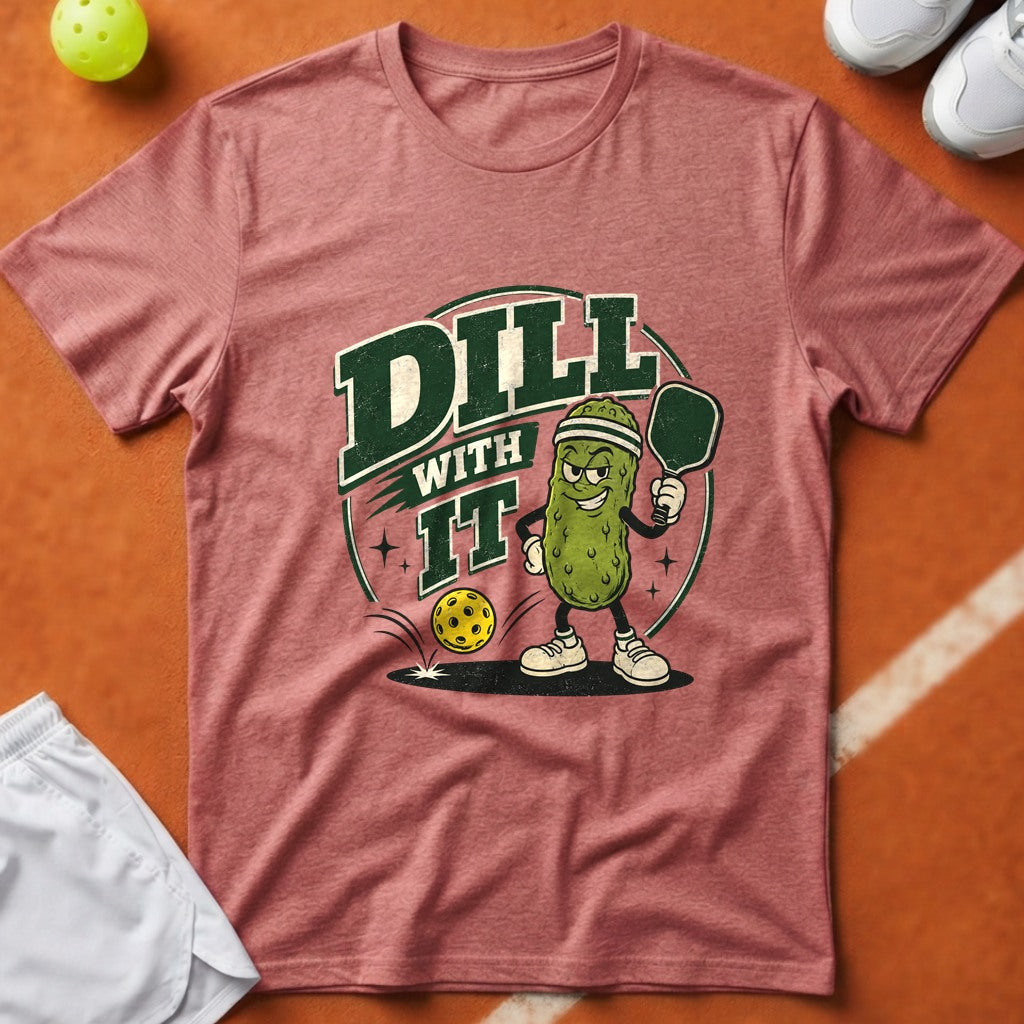 Dill With It Pickleball T-Shirt - Watermelon [20260819231643]