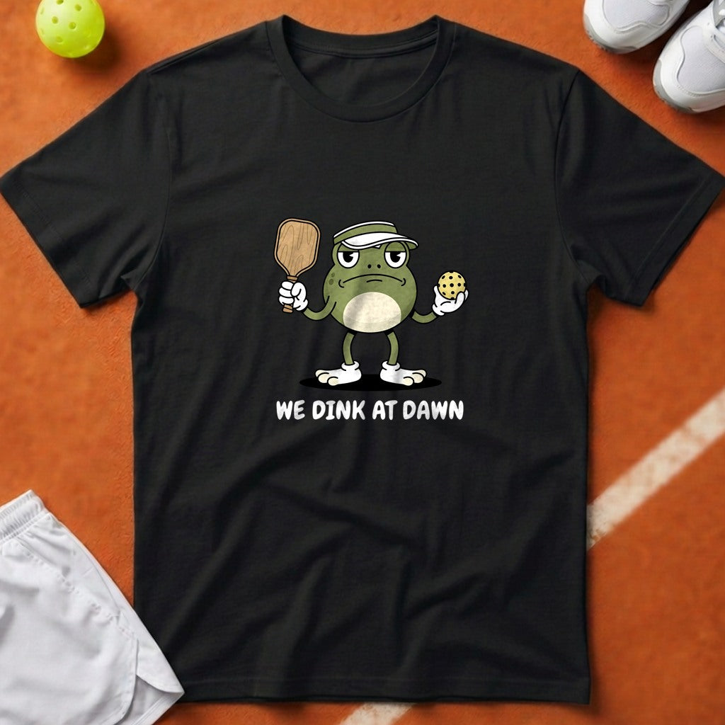 Dink At Dawn Frog T-Shirt - Black [20260819231701]