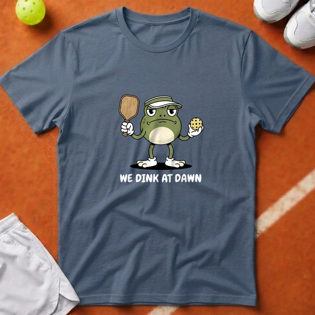 Dink At Dawn Frog T-Shirt - Blue Jean [20260819231701]
