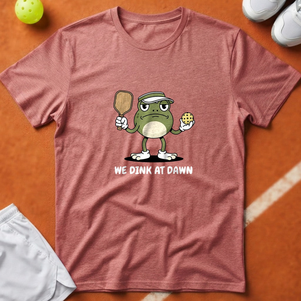 Dink At Dawn Frog T-Shirt - Watermelon [20260819231701]