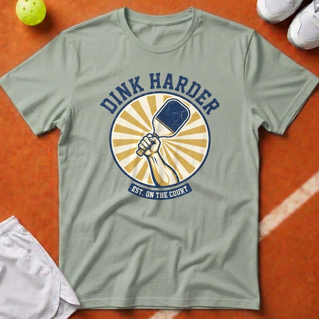 Dink Harder Pickleball T-Shirt - Bay [20260819223223]