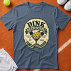 Dink Responsibly Pickleball T-Shirt - Blue Jean [20260819223257]