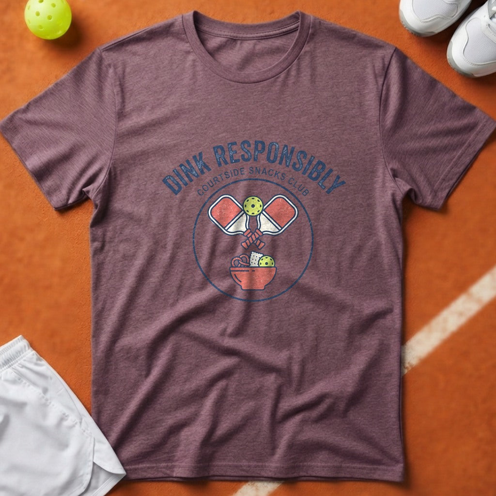 Dink Responsibly T-Shirt - Berry [20260819223315]