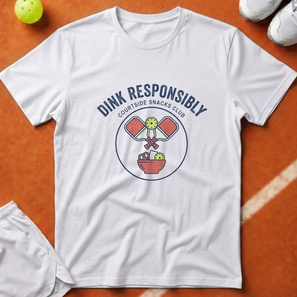 Dink Responsibly T-Shirt - White [20260819223315]