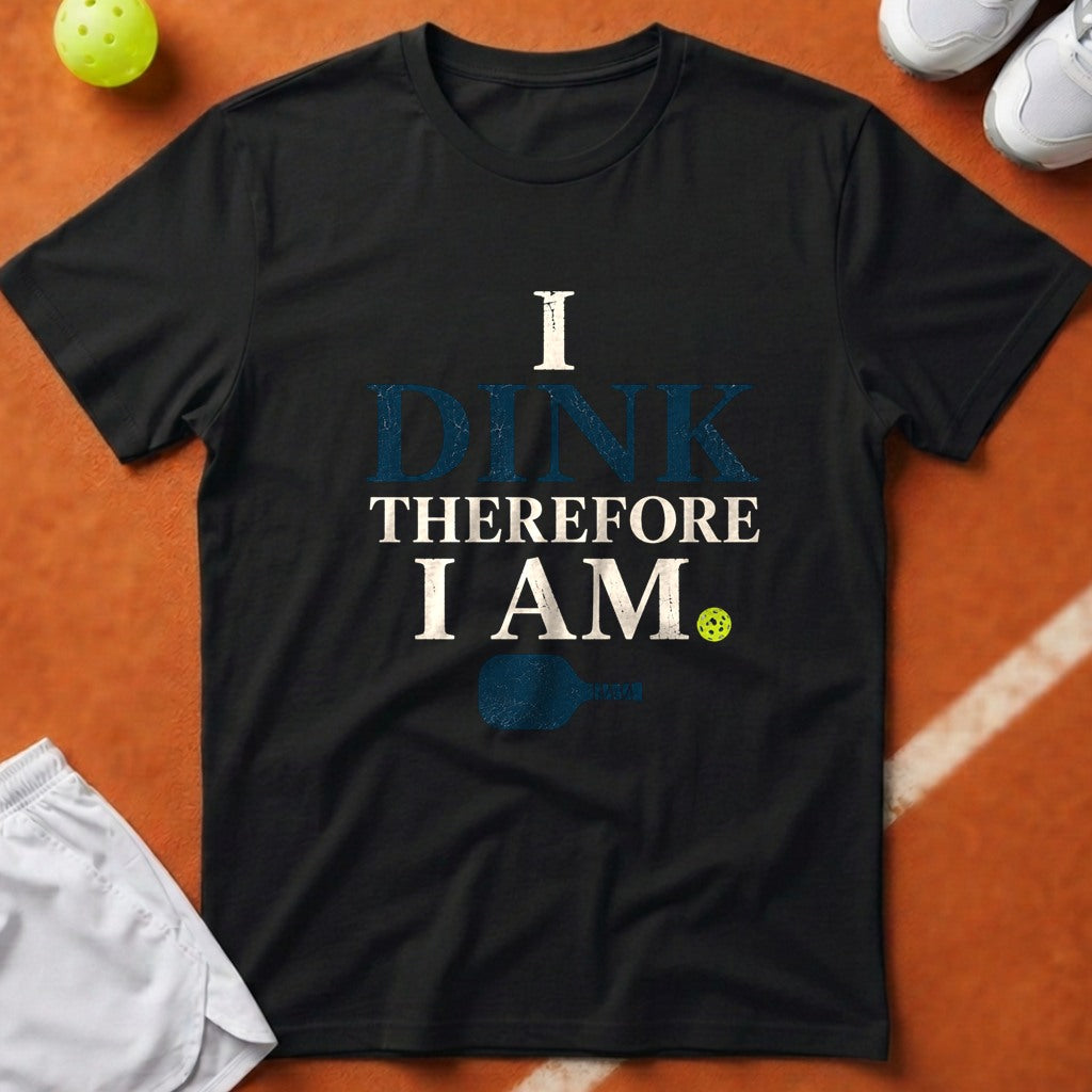 Dink Therefore I Am T-Shirt - Black [20260819231740]