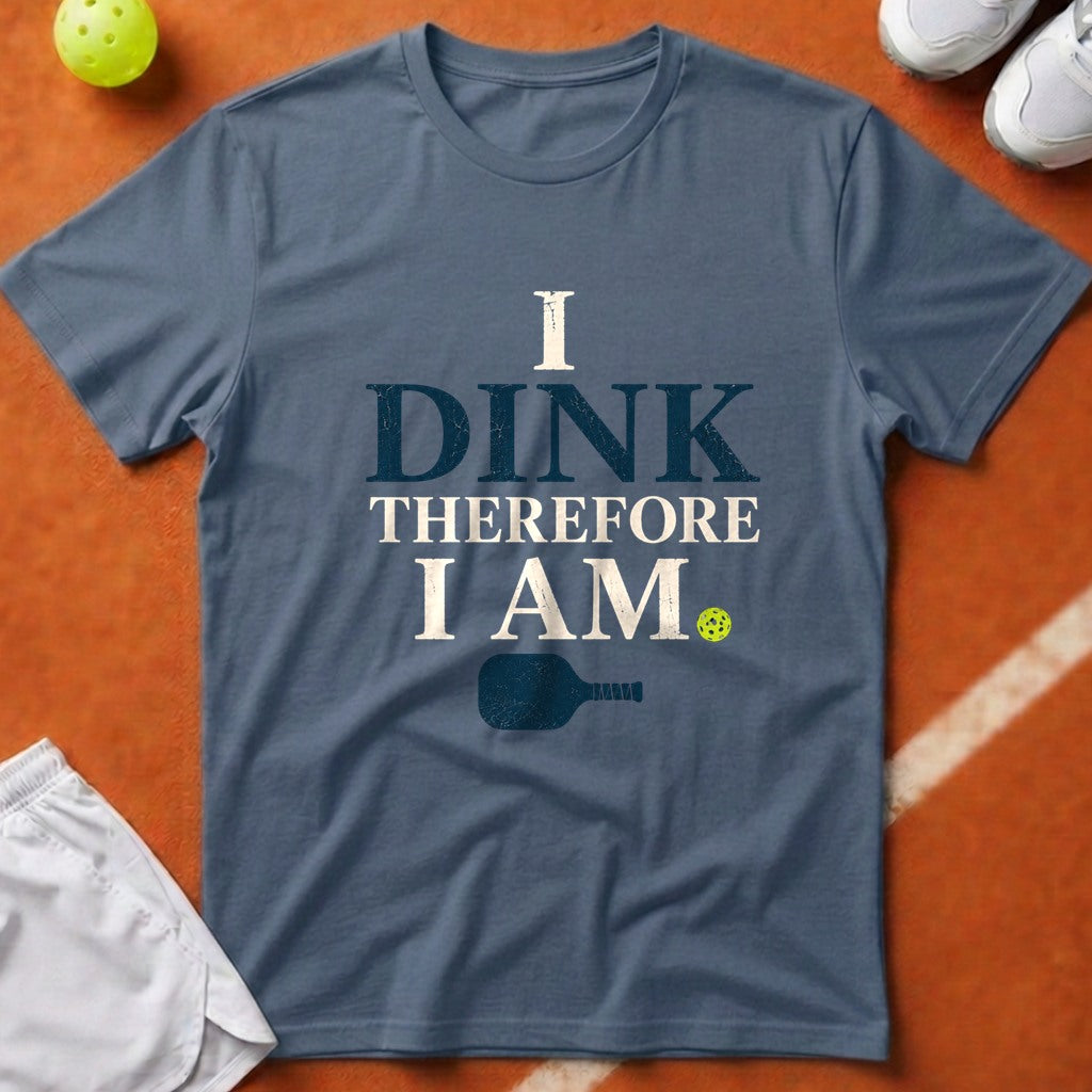 Dink Therefore I Am T-Shirt - Blue Jean [20260819231740]