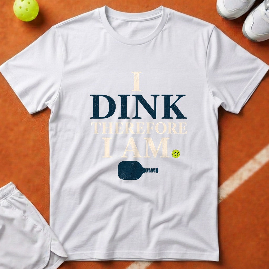 Dink Therefore I Am T-Shirt - White [20260819231740]