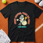 First Coffee Pickleball Frog T-Shirt - Black [20260819231759]