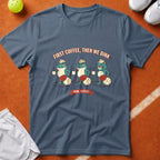 First Coffee Then Dink T-Shirt - Blue Jean [20260819223523]