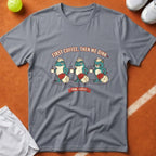 First Coffee Then Dink T-Shirt - Grey [20260819223523]