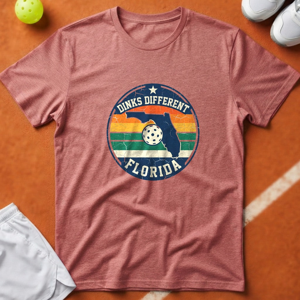 Florida Dinks Different Pickleball T-Shirt - Watermelon [20260819223540]