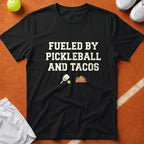 Fueled By Pickleball Tacos T-Shirt - Black [20260819223558]