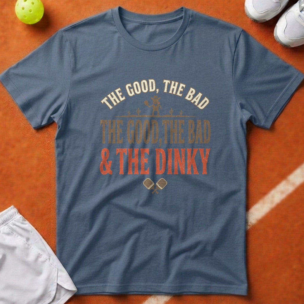 Good Bad Dinky Pickleball T-Shirt - Blue Jean [20260819223615]