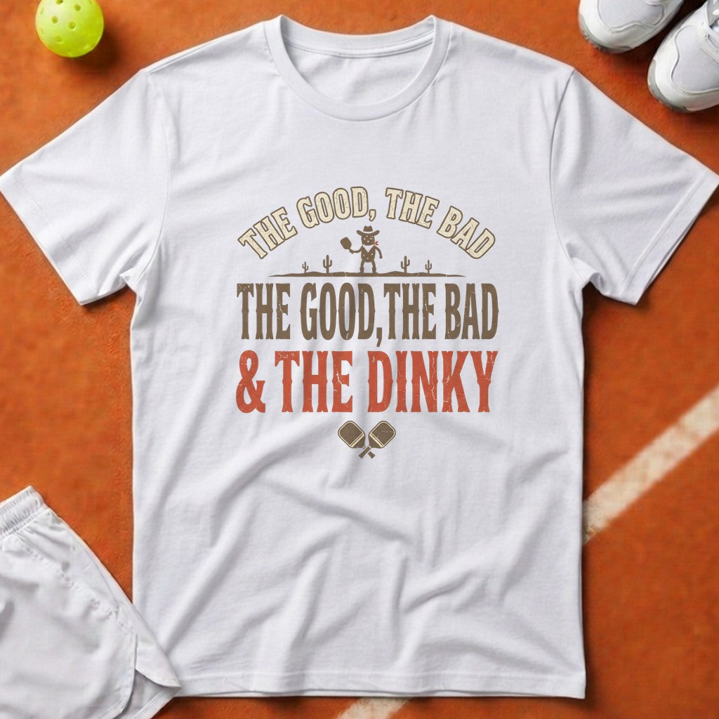 Good Bad Dinky Pickleball T-Shirt - White [20260819223615]