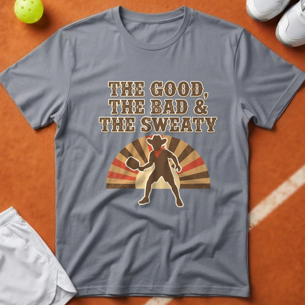 Good Bad Sweaty Pickleball T-Shirt - Grey [20260819223633]