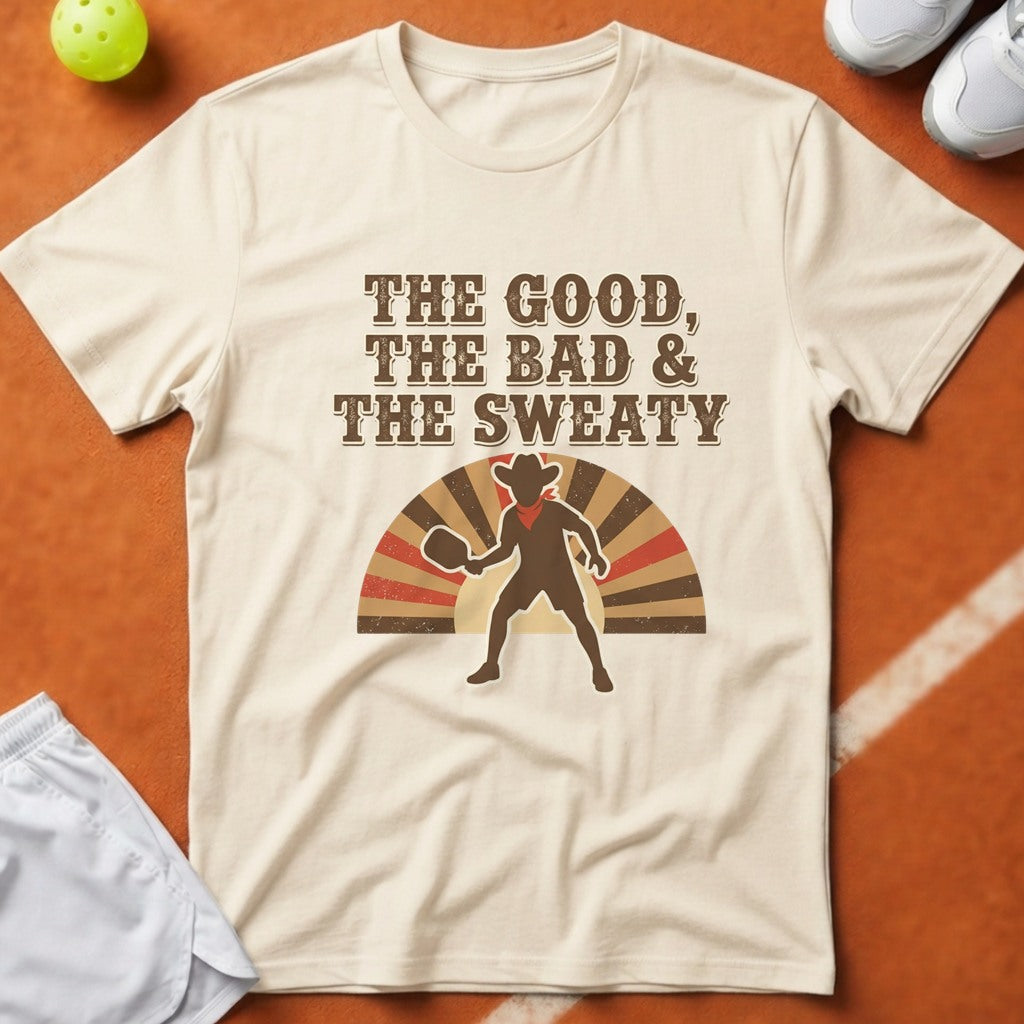 Good Bad Sweaty Pickleball T-Shirt - Ivory [20260819223633]