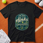 Here For The Dinks T-Shirt - Black [20260819231818]