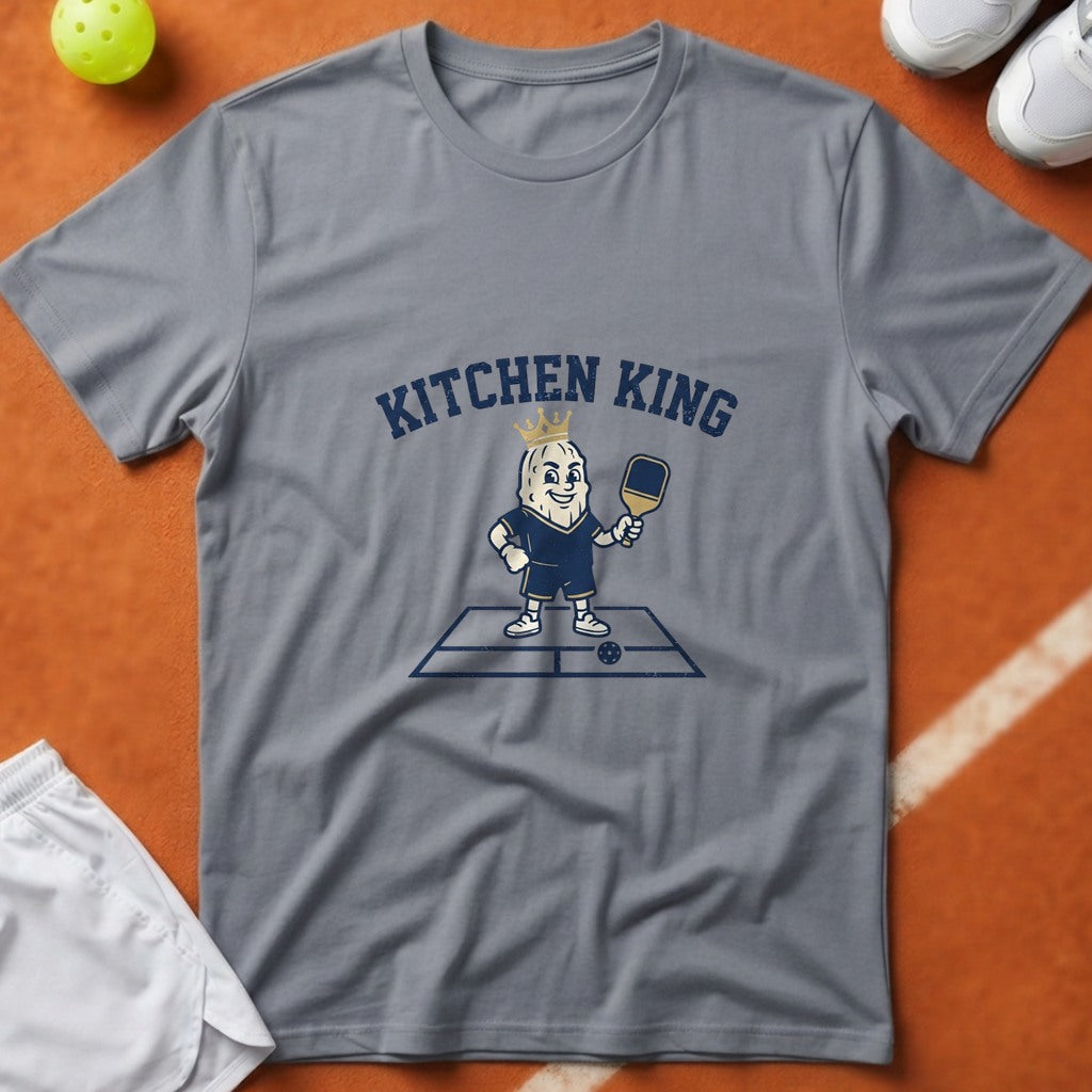 Kitchen King Pickleball T-Shirt - Grey [20260819223722]