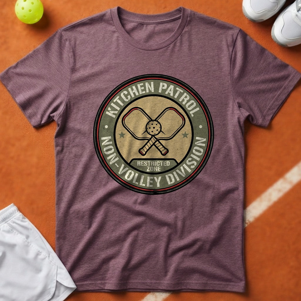 Kitchen Patrol Pickleball T-Shirt - Berry [20260819223740]