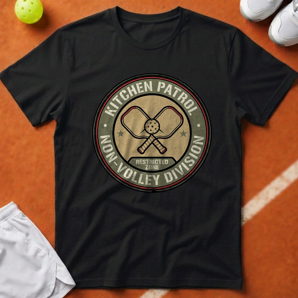 Kitchen Patrol Pickleball T-Shirt - Black [20260819223740]