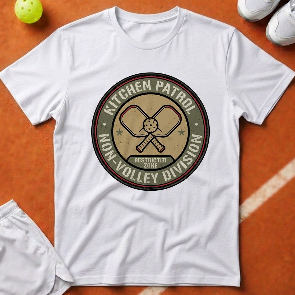 Kitchen Patrol Pickleball T-Shirt - White [20260819223740]