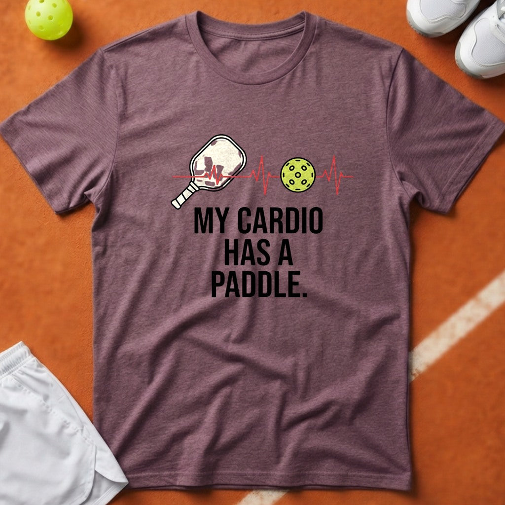 My Cardio Has A Paddle T-Shirt - Berry [20260819223815]