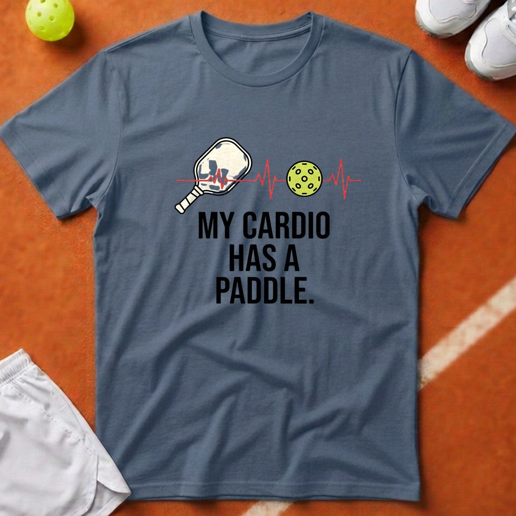 My Cardio Has A Paddle T-Shirt - Blue Jean [20260819223815]