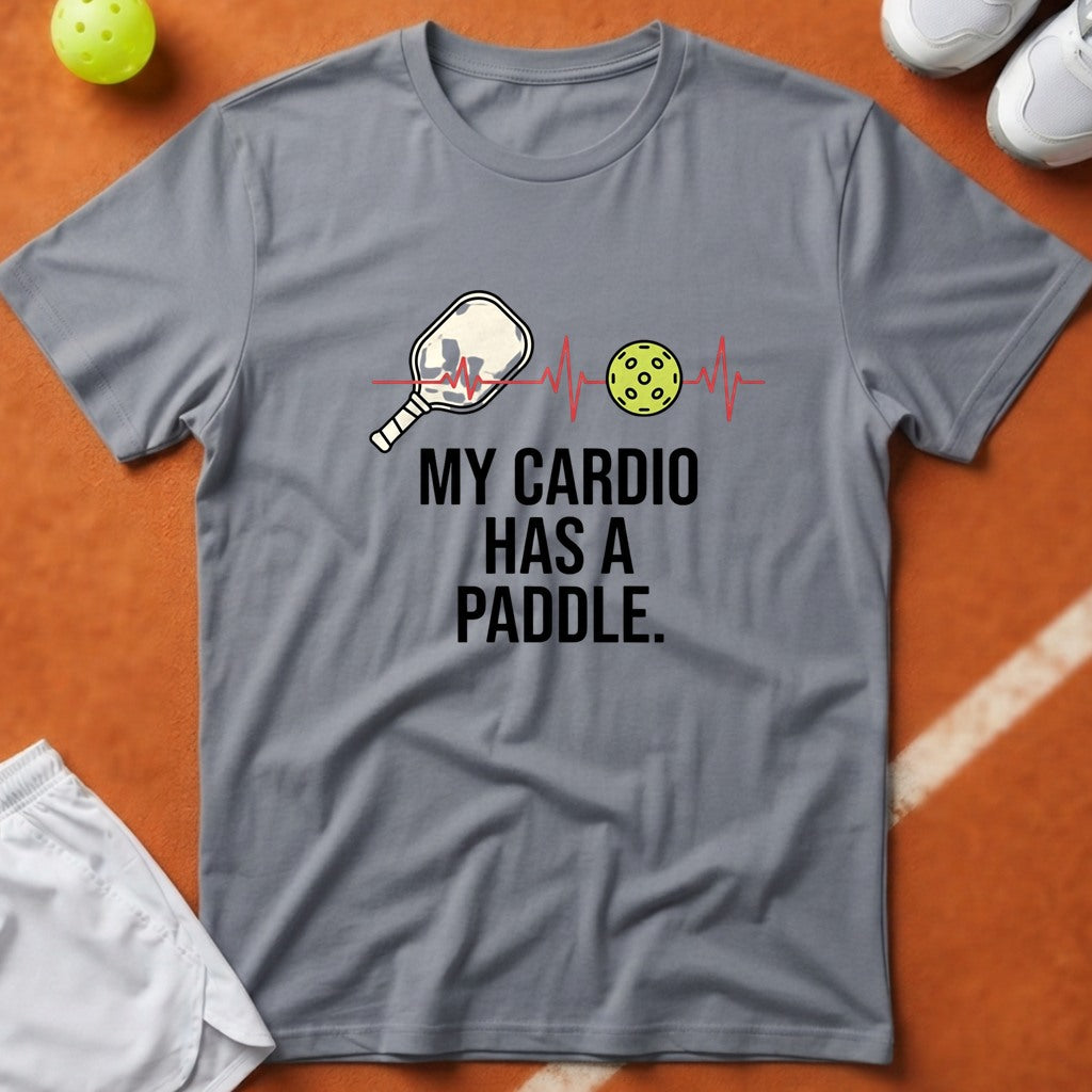 My Cardio Has A Paddle T-Shirt - Grey [20260819223815]