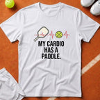 My Cardio Has A Paddle T-Shirt - White [20260819223815]