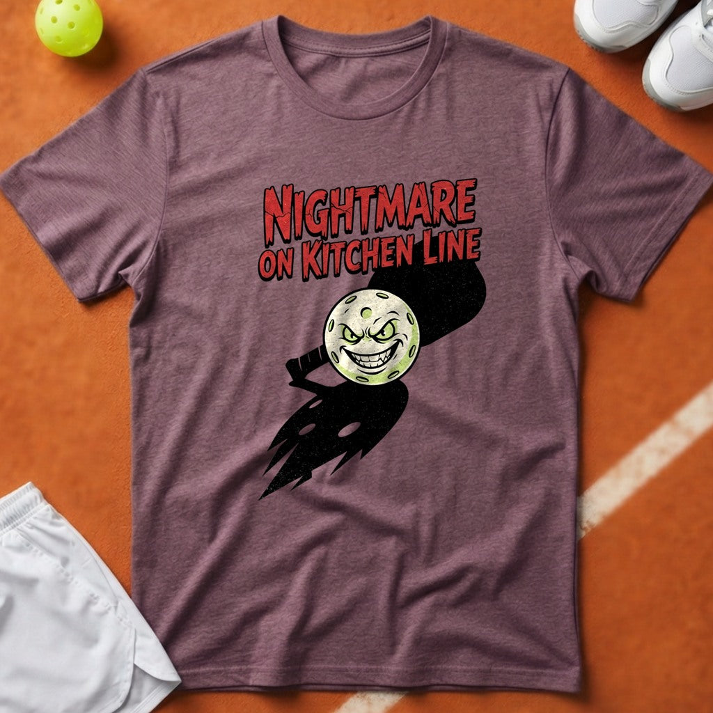 Nightmare On Kitchen Line T-Shirt - Berry [20260819223849]
