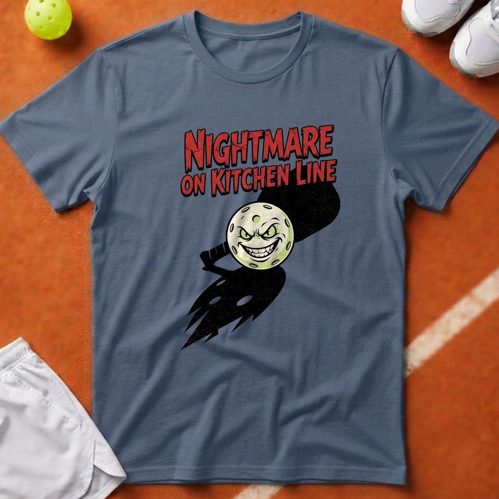 Nightmare On Kitchen Line T-Shirt - Blue Jean [20260819223849]