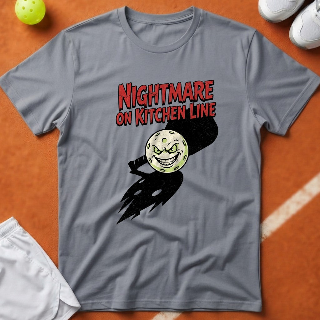 Nightmare On Kitchen Line T-Shirt - Grey [20260819223849]
