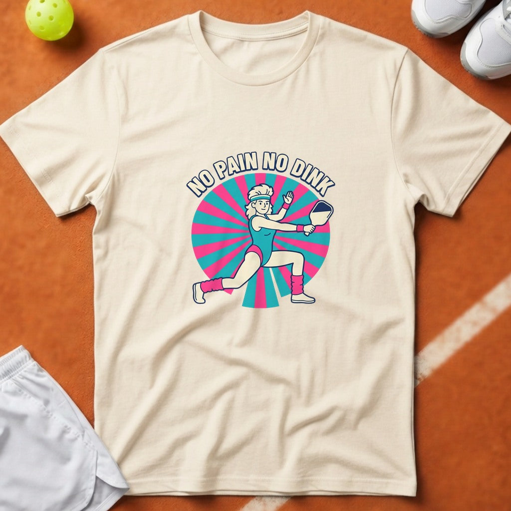 No Pain No Dink T-Shirt - Ivory [20260819223905]