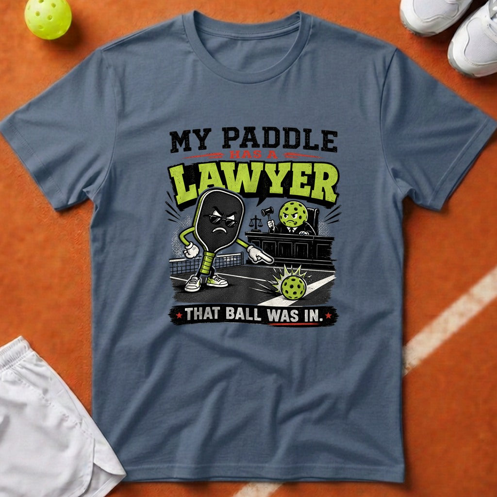 Paddle Has A Lawyer T-Shirt - Blue Jean [20260819223958]