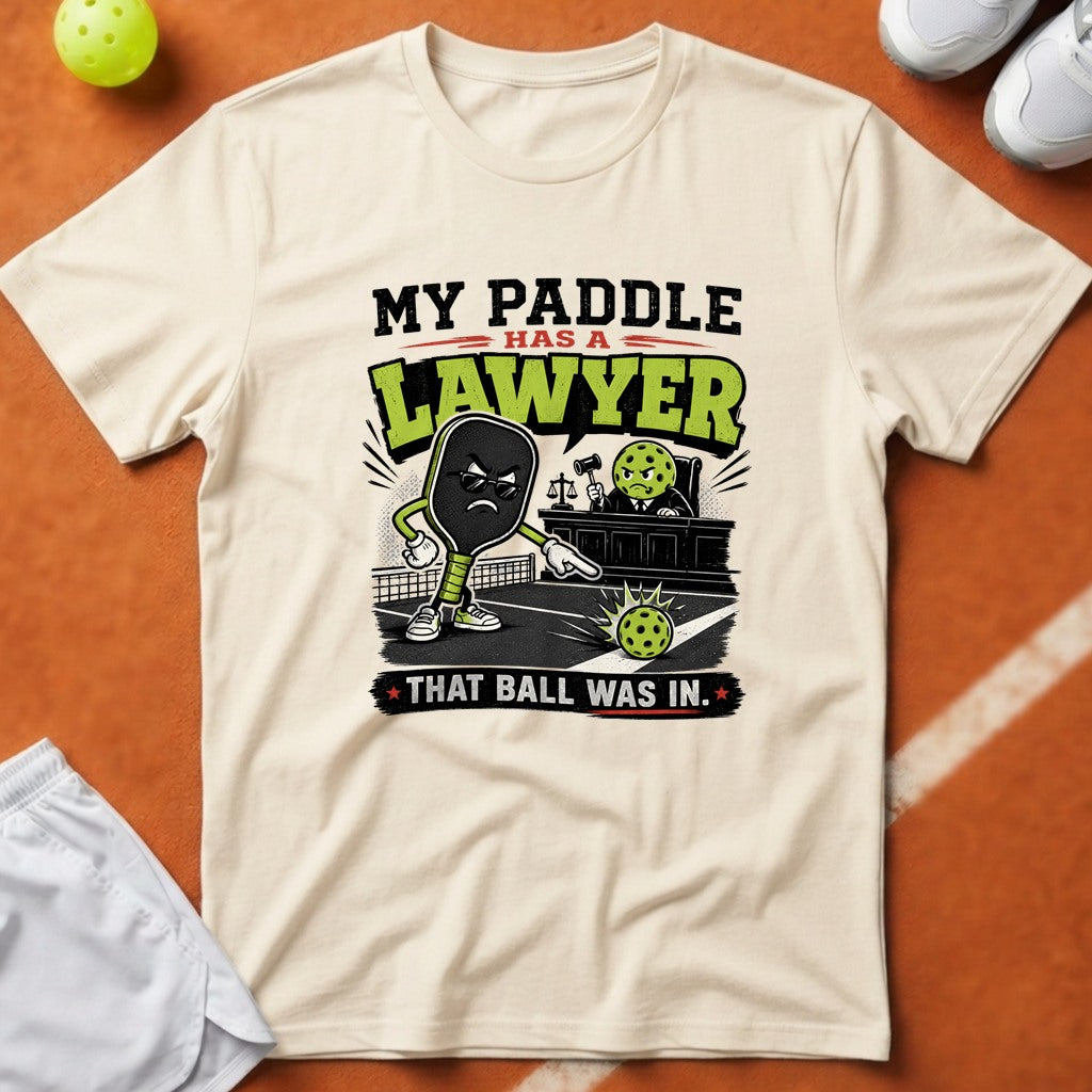 Paddle Has A Lawyer T-Shirt - Ivory [20260819223958]