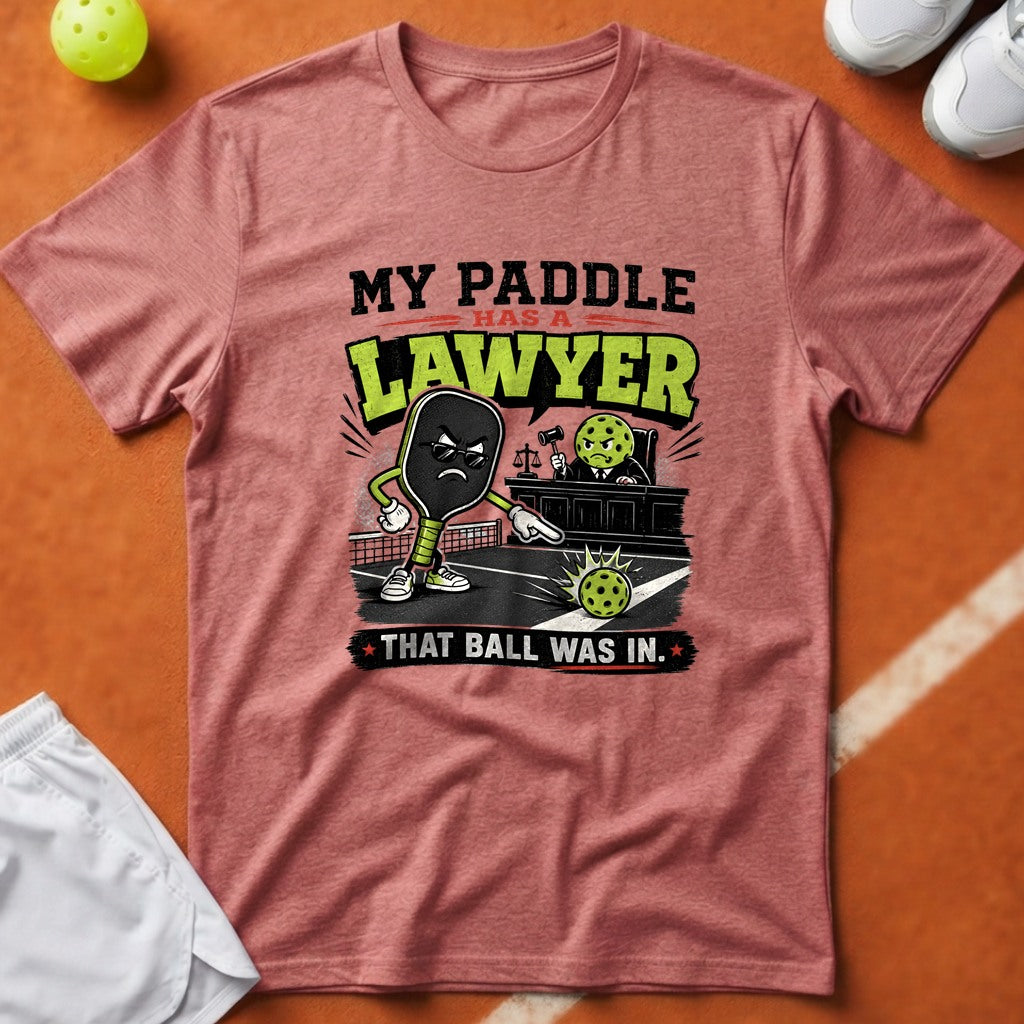 Paddle Has A Lawyer T-Shirt - Watermelon [20260819223958]