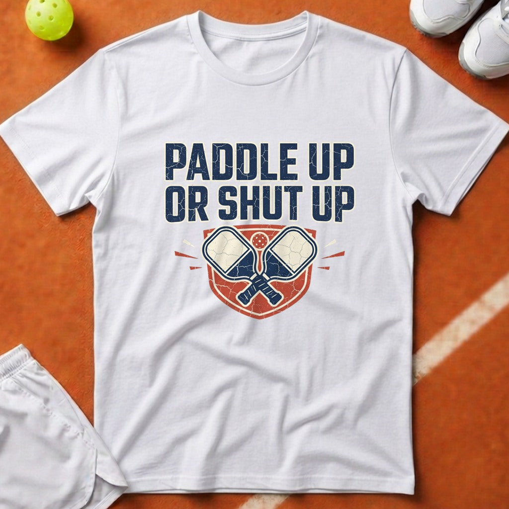 Paddle Up Or Shut Up T-Shirt - White [20260819224014]